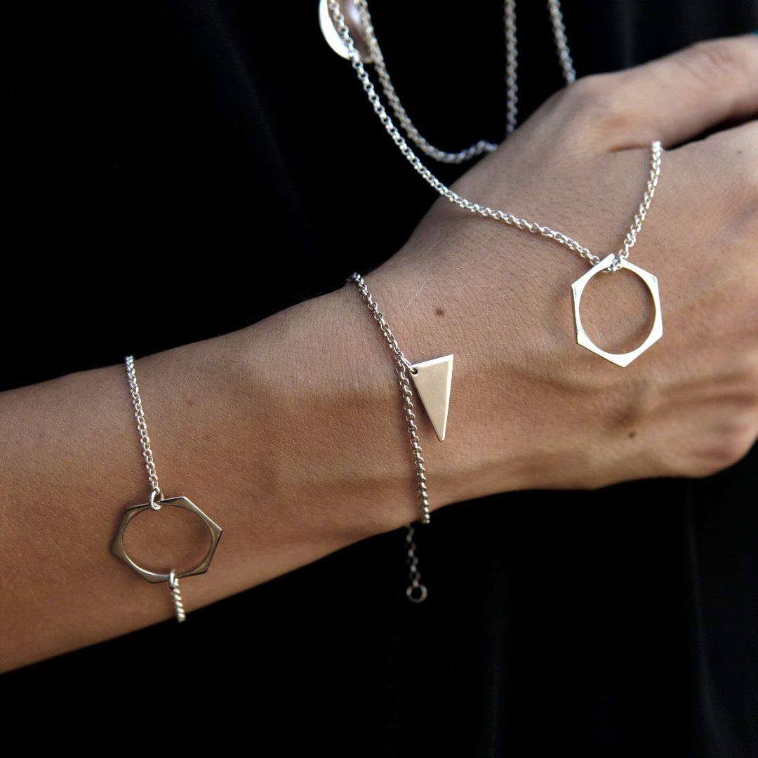 Open Dome Charm Bracelet