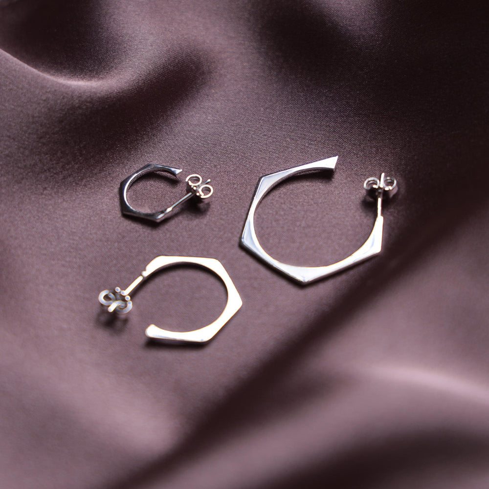 Medium Open Dome Hoops
