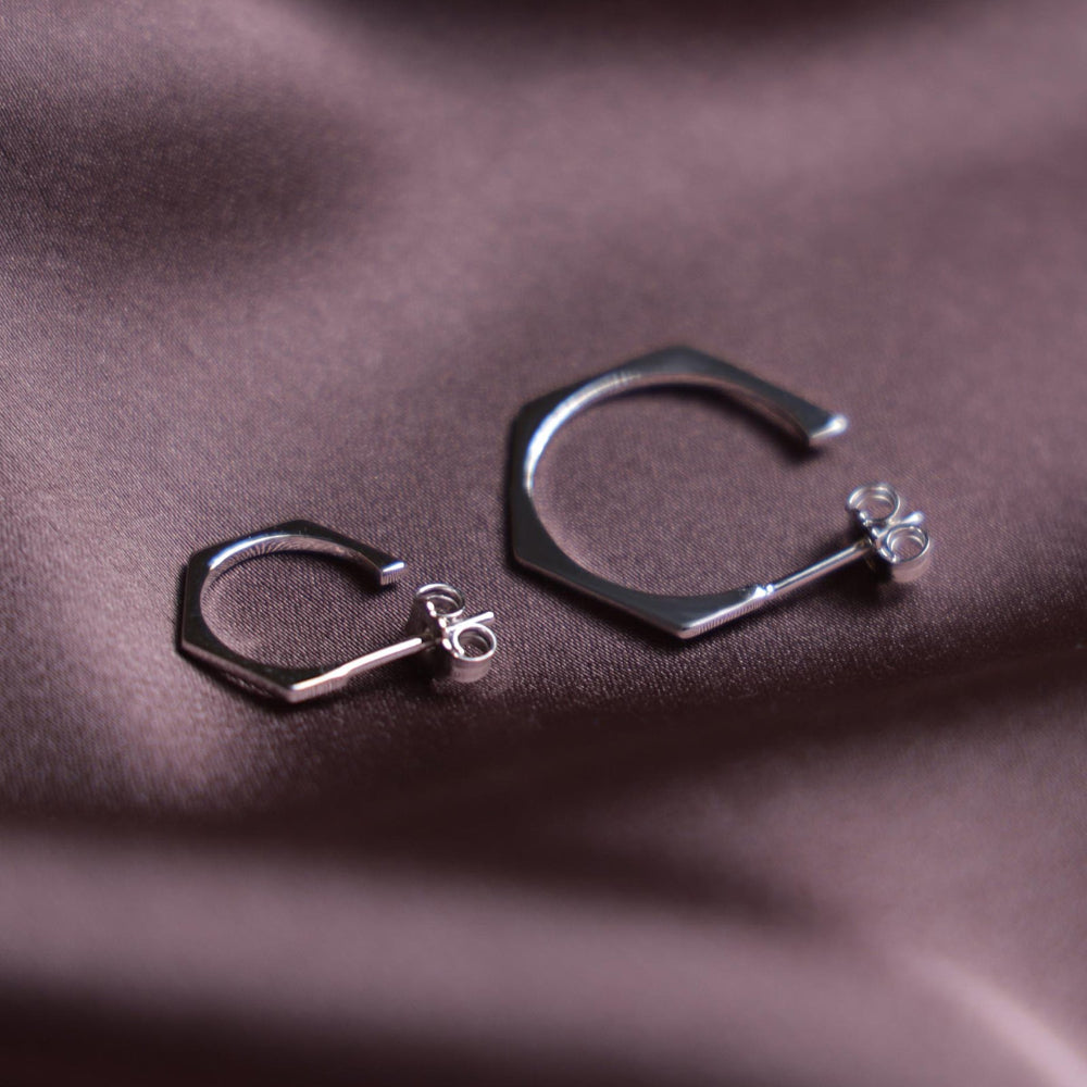 Medium Open Dome Hoops