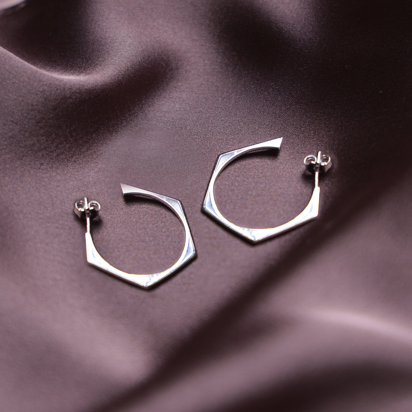 Large Open Dome Hoops
