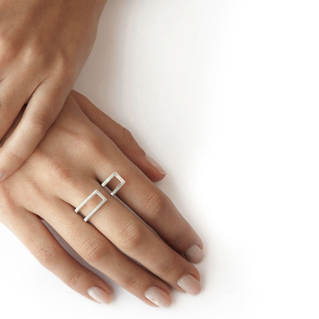 Slim Skeletal Ring