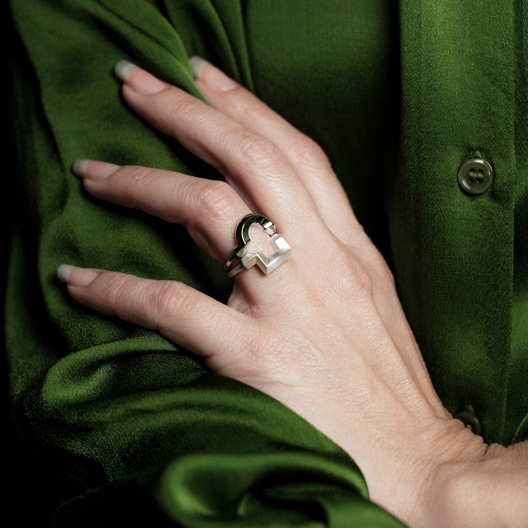 Semi-Circle Ring